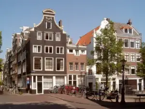 Grachtenpanden aan de Herengracht in Amsterdam