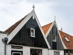 Pannendaken in Den Burg op Texel